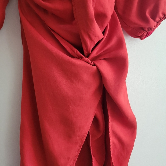 LPA | Red Off Shoulder Mini Dress - Picture 9 of 13